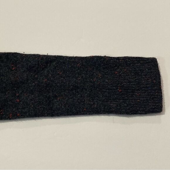 Madewell Black W/ Red Specks Wool Blend Open Front Cardigan Women's Size XXS - Picture 4 of 12